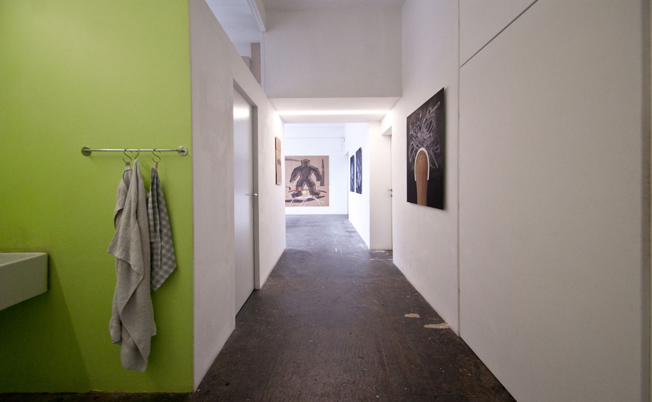 Eingangsbereich zu den Ausstellungsräumlichkeiten des Atelier 33.